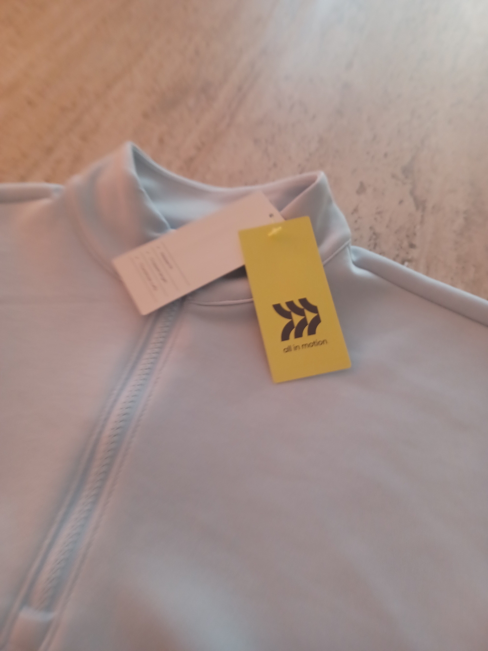 all in motion Light Blue Kids Zip-Up Top. Very Soft